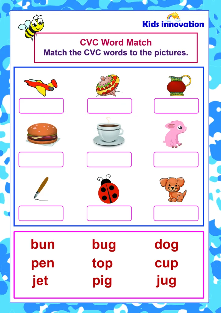 Kindergarten Phonics Worksheet | Overall Guides