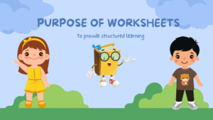Purpose of kindergarten worksheets