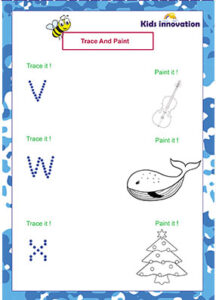 Kindergarten Tracing Worksheets