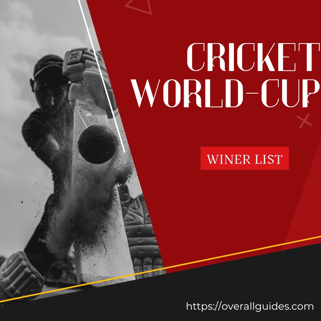 ICC Cricket world cup winners