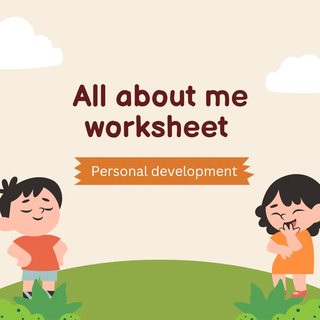 All about me worksheet